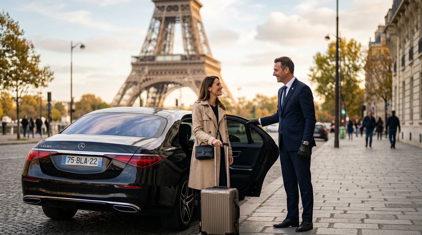 Frequently asked questions about private transfers to Paris and Disneyland Paris — booking, vehicles, and chauffeur service